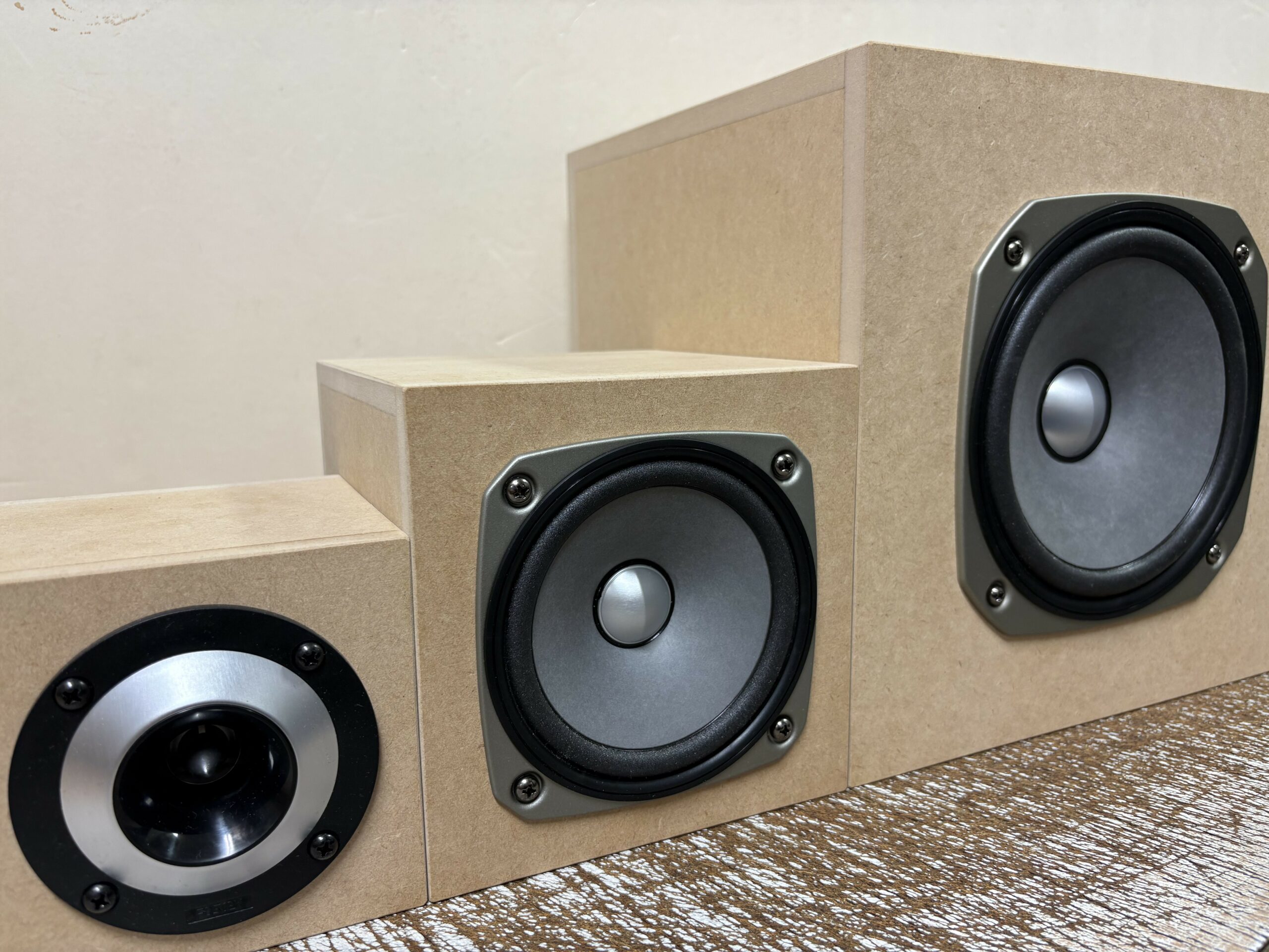 CUBE作例紹介:FOSTEX FFシリーズ+アドオンツイーターFT17H